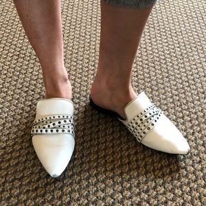 Something Navy Strappy Mule